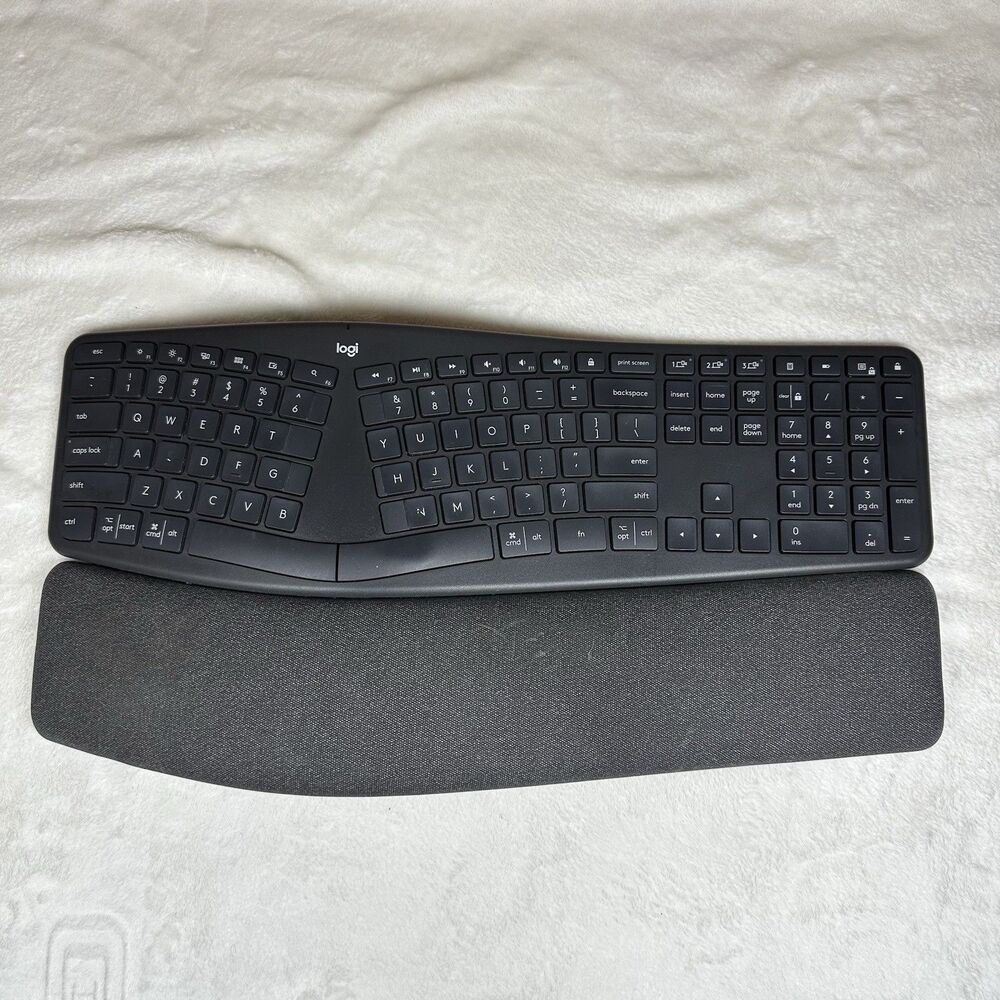 Logitech ERGO K860 Wireless Ergonomic Split Keyboard Bluetooth With usb Dongle